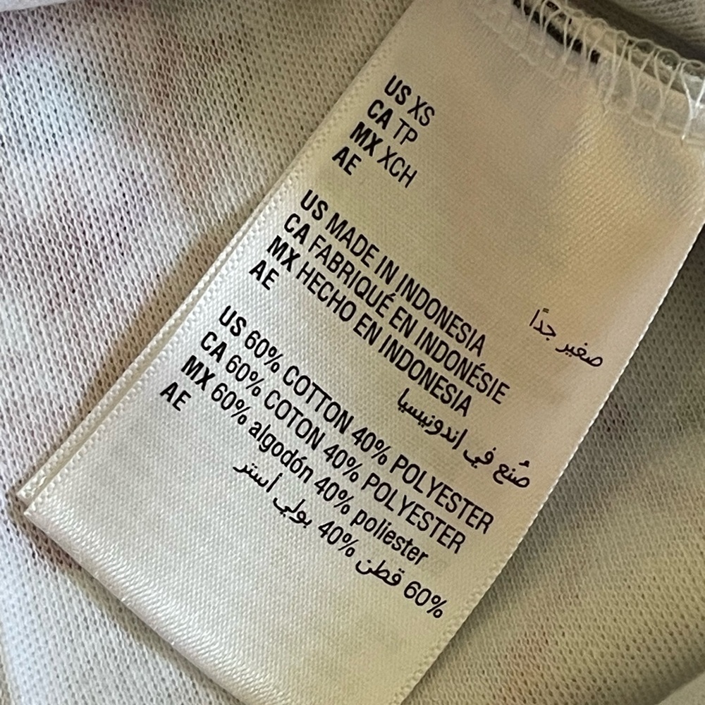 New Style & Co Printed White with fall tones Scoop-Neck Knit Long Sleeve Top XS - Picture 4 of 12